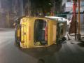 धुळ्यात रुग्णवाहिका, लक्झरी यांच्यात अपघात  - Marathi News | Accident in ambulance, luxury in the Dhule | Latest dhule News at Lokmat.com