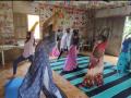 देवगावच्या अंगणवाडीत महिलांना योगाचे धडे - Marathi News | Yoga lessons for women in Anganwadi of Devgaon | Latest nashik News at Lokmat.com