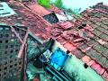 दोन घरांवर वीज कोसळली - Marathi News | Power on two houses collapsed | Latest chandrapur News at Lokmat.com