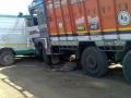 दोंडाईचानजिक ट्रक रुग्णवाहिकेवर धडकला, ३ ठार - Marathi News | Dondikechanik truck rams to ambulance, 3 dead | Latest dhule News at Lokmat.com