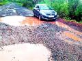 वडसा-कोहमारा रस्त्याची झाली दुरवस्था - Marathi News | Wadsa-Kohhamara road leads to drought | Latest gondia News at Lokmat.com