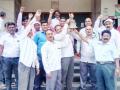 महसुल कर्मचाऱ्यांचा येवल्यात घंटानाद आंदोलन - Marathi News | Bells ringing | Latest nashik News at Lokmat.com