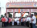 शहराच्या प्रवेशद्वारावर शिवसेनेकडून शाहू महाराजांच्या नावाचा फलक - Marathi News | Shahu Maharaj's name board from Shiv Sena at the entrance of the city | Latest kolhapur News at Lokmat.com