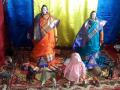 जेष्ठा कनिष्ठा गौरींचे सोनपावलांनी आगमन - Marathi News | The arrival of the eldest and the youngest Gauri by Sonpaval | Latest nashik News at Lokmat.com