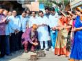 एकाच रस्त्याचे दोन वेळा झाले भूमिपूजन - Marathi News | Bhumipujan was done twice on the same road | Latest nandurbar News at Lokmat.com