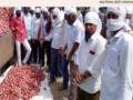 लासलगाव येथील कांदा लिलाव सुरू - Marathi News | Onion auction begins at Lasalgaon | Latest nashik News at Lokmat.com