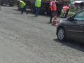 गोंदे फाटा येथे डांबरीकरणास अखेर प्रांरभ - Marathi News | The start of the demolition at Gondi Phata | Latest nashik News at Lokmat.com