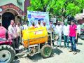त्र्यंबक नगर परिषदेला आधुनिक जंतुनाशकऔषध फवारणी यंत्र - Marathi News | Modern disinfectant spraying machine to Trimbak City Council | Latest nashik News at Lokmat.com