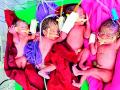 यवतमाळ जिल्ह्यात आईबाबांनी केले चार कन्यारत्नांचे स्वागत - Marathi News | Welcome to the four daughters by parents in Yavatmal | Latest yavatmal News at Lokmat.com