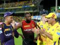 IPL 2019 : धोनीने सामन्यापूर्वीच घेतलाय का रसेलचा धसका, पाहा हा व्हिडीओ... - Marathi News | IPL 2019: MS Dhoni still thinking about Andre Russell's innings in 2018 | Latest cricket News at Lokmat.com