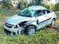 चंदनखेडीजवळ कारला अपघात - Marathi News | Car accident near Chandankari | Latest gadchiroli News at Lokmat.com
