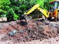 भूमिगत गटारीच्या कामास सुरुवात - Marathi News | The work of underground drainage starts | Latest nashik News at Lokmat.com