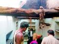 तुकडा येथे दोन घरांना आग - Marathi News | Two houses on fire at the Tukada | Latest bhandara News at Lokmat.com
