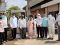 पाटणे येथे सॅनिटायझर प्रवेशद्वाराची निर्मिती - Marathi News |  Construction of Sanitizer Entrance at Patne | Latest nashik News at Lokmat.com