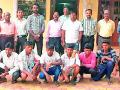 शिकारीच्या प्रयत्नातील नऊ जणांना अटक - Marathi News | Nine people arrested for hunting efforts | Latest gadchiroli News at Lokmat.com