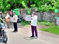 मसगा महाविद्यालयातर्फे कोरोना जनजागृती फेरी - Marathi News | Corona Awareness Round by Masaga College | Latest nashik News at Lokmat.com