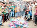 आर्वीत चिनी वस्तूंची होळी करून नोंदविला निषेध - Marathi News | The prohibition reported by the burning of Arvite Chinese items | Latest vardha News at Lokmat.com