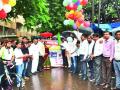 अवयवदान प्रचारासाठी ‘आरोग्य’ची मानवी साखळी - Marathi News | Human chain of 'health' campaign for organ propagation | Latest nashik News at Lokmat.com