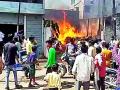 बारदाना गोडाऊनला भीषण आग - Marathi News | Bardana Godown fierce fire | Latest amravati News at Lokmat.com