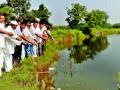 धुळगाव येथील बंधाºयाचे जलपूजन - Marathi News | Jalpujan is situated at Dholgaon | Latest nashik News at Lokmat.com