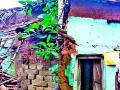 संततधार पावसाने घरांची पडझड - Marathi News | Downfall of houses with continuous rain | Latest gondia News at Lokmat.com