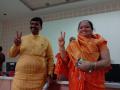 नव्या महापौर म्हणाल्या, प्रलंबित कामे पूर्ण करू, उपमहापौरांचा हरित नगरचा संकल्प - Marathi News | The mayor said, we will complete the pending works, the resolution of the deputy mayor for a green city | Latest ahilyanagar News at Lokmat.com