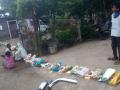 रेशनसाठी पिशव्या ठेवून लावले जाताहेत नंबर - Marathi News | Numbers are kept by keeping bags for rations | Latest jalgaon News at Lokmat.com