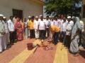 वाखारी (पिं.) येथे शहीद सोनजे यांच्या स्मारकाचे भूमिपूजन - Marathi News |  Bhumi Pujan of the memorial of Shaheed Sonja at Wakari (P.) | Latest nashik News at Lokmat.com