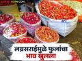 फुले, पुष्पहारांच्या दरांनी घेतली चांगलीच उसळी; उन्हाळ्यामुळे उत्पादन घटल्याने आवकही मर्यादित - Marathi News | Prices of flowers and garlands have increased significantly; arrivals have also been limited due to reduced production due to summer. | Latest agriculture News at Lokmat.com