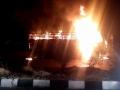 लळींग घाटात कापसाचा ट्रक जळून खाक - Marathi News |  Cotton truck burns in the parking lot | Latest dhule News at Lokmat.com
