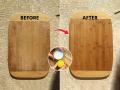 काळाकुट्ट झालेला चॉपिंग बोर्ड साफ करण्याची १ सोपी ट्रिक, भाज्या चिरुन काळवंडलेला बोर्ड चकाचक - Marathi News | Easy hack to clean wooden chopping board : A simple trick to clean a blackened chopping board, the board will be clean, health safe... | Latest sakhi News at Lokmat.com