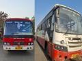निलंगा येथे दाेन बसवर दगडफेक - Marathi News | Stone pelting on Daen bus at Nilanga | Latest latur News at Lokmat.com