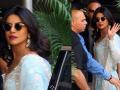 Priyanka Nick Wedding: लग्नापूर्वी प्रियांकाच्या घरी गणेश पुजा, कुटुंबासह पोहोचला निक !! - Marathi News | Priyanka Nick Wedding: NickYanka head to her old home to start the functions with a puja | Latest filmy News at Lokmat.com