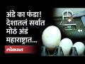 Biggest Chicken Egg In India : देशातील आतापर्यंतचं 'सर्वात मोठं अंडं' आढळलं या गावात | Kolhapur News - Marathi News | Biggest Chicken Egg In India: The 'biggest egg' of the country so far was found in this village Kolhapur News | Latest kolhapur Videos at Lokmat.com