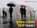 Pune Latest Rain Updates : पुण्यात पुढील ५ दिवसांत किती पाऊस? काय आहेत हवामानाचे इशारे? - Marathi News | Pune Latest Rain Updates : How much rain in next 5 days in Pune? What are weather warnings? | Latest agriculture News at Lokmat.com