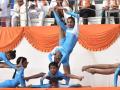 अवघा रंग योग झाला... - Marathi News | Yoga Day in Nagpur | Latest nagpur Photos at Lokmat.com
