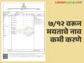 सातबारावरून मयत खातेदाराचे नाव कमी करण्यासाठी कसा कराल अर्ज? वाचा सविस्तर - Marathi News | How to apply to remove the name of a dead person from the satbara? Read in detail | Latest agriculture News at Lokmat.com