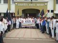 मराठा आंदोलकांवर हल्ल्याच्या निषेधार्थ खामगावात काँग्रेसचा मोर्चा, उपविभागीय कार्यालयासमोर निदर्शने - Marathi News | | Latest buldhana News at Lokmat.com