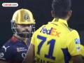 IPL 2025 CSK vs RCB : उगाच पंगा नको घेऊ! कोहलीचा नजरेतून इशारा; नेमकं काय घडलं? - Marathi News | IPL 2025 CSK vs RCB Virat Kohli Gives Deadly Stare To Khaleel Ahmed As CSK Pacer Sledges Him Watch Video | Latest cricket News at Lokmat.com