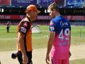 SRH vs RR Latest News: हैदराबादचा नाणेफेक जिंकून प्रथम गोलंदाजीचा निर्णय; विलियम्सनच्या जागी तगड्या अष्टपैलूला संधी - Marathi News | SRH vs RR Latest News :Sunrisers Hyderabad win the toss and elect to field  | Latest cricket News at Lokmat.com
