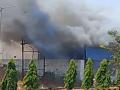 Kolhapur News: हातकणंगलेत इंडस्ट्रीजला भीषण आग, चार कामगार गंभीर जखमी - Marathi News | Major fire breaks out at Ayush Industries in Lakshmi Industrial Estate Hatkanangale Four workers seriously injured | Latest kolhapur News at Lokmat.com
