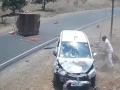 Shirur: कारची रिक्षा, दुचाकीला जोरदार धडक; महिला व पुरुष उडून थेट रस्त्यावर, चालकाचा जागीच मृत्यू - Marathi News | Auto-rickshaw hits two-wheeler; woman and man thrown straight onto the road, driver dies on the spot | Latest pune News at Lokmat.com