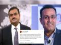 Virender Sehwag Adani Group : “गोऱ्या लोकांना आपली प्रगती पाहावत नाही,” अदानींसाठी विरेंद्र सेहवाग मैदानात - Marathi News | adani group Hindenburg report former team india captain virender sehwag tweets they cant see our progress | Latest business News at Lokmat.com