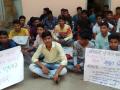 विद्यार्थ्यांकडून दुसºया दिवशीही अन्नत्याग - Marathi News | The students will not be able to attend the second day | Latest ahilyanagar News at Lokmat.com
