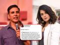 Akshay Kumar: सैनिकांचा अपमान झाल्यावर अक्षय कुमार खवळला, रिचा चढ्ढाला चांगलंच सुनावलं, म्हणाला... - Marathi News | After insulting Indian soldiers, Akshay Kumar tweeted and give a strong reply to Richa Chadha | Latest filmy News at Lokmat.com