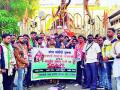 भाजपाविरोधात राष्ट्रवादी युवक काँग्रेसची निदर्शने - Marathi News | NCP Youth Congress protests against BJP | Latest nagpur News at Lokmat.com