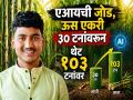 धाराशिवचा तरुण शेतीत रमला; एआयच्या जोडीने एका एकरात काढला १०३ टन ऊस, दुप्पट उत्पन्न - Marathi News | Dharashiv youth enjoys farming, AI pair harvests 103 tons of sugarcane in one acre | Latest dharashiv News at Lokmat.com