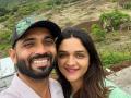 The View Called For A Selfie! मराठमोळ्या अजिंक्य रहाणेची पत्नीसोबत भटकंती - Marathi News | team india's player ajinkya Rahane posted a photo his wife radhika dhopavkar | Latest cricket Photos at Lokmat.com