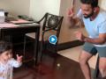 Video : अजिंक्य रहाणेचा लेकीसोबत Cute Dance; चेन्नईत क्वारंटाईनचा पहिला दिवस! - Marathi News | Video : Vice-captain Ajinkya Rahane shakes leg with daughter on day 1 of quarantine in Chennai  | Latest cricket News at Lokmat.com