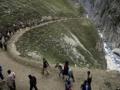 Amarnath Yatra : बलाटल मार्गावर दरड कोसळून 5 भाविकांचा मृत्यू - Marathi News | Amarnath Yatra : Five people were killed after a landslide hit Brarimarg on the Baltal route | Latest national News at Lokmat.com